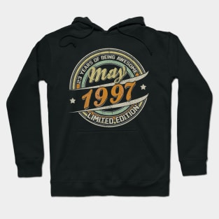 Born In MAY 1997 Limited Edition 23rd Birthday Gifts Hoodie